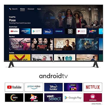 TCL 80.04 cm (32 inches) Metallic Bezel-Less S Series FHD Smart Android LED TV