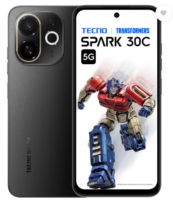 Tecno Spark 30C (Midnight Shadow, 128 GB) (4 GB RAM) Smartphone