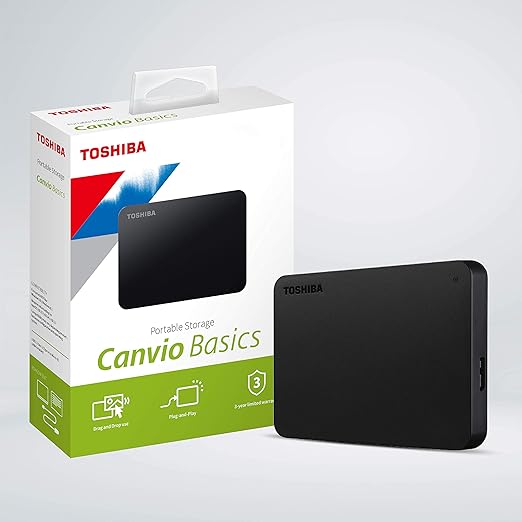 TOSHIBA Canvio Basics 2TB Portable External HDD - USB 3.0