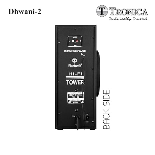 Tronica Dhwani-2 DJ 40W Bluetooth Tower Home Theater System