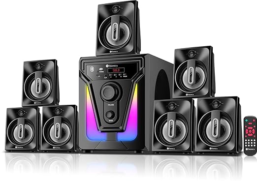 TRONICA PS07 Premium Series 7.1 Digital 60W Bluetooth Home Theater System