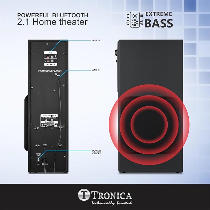 TRONICA TR-1502 Newly Launched Auxiliary, Bluetooth Deep Bass Home Theater