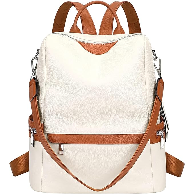 TrueArch Leather Backpack for Women Elegant Backpack Purse Ladies