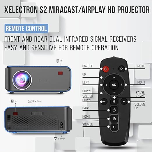 XElectron WiFi S2 Full HD 1080p Resolution Projector