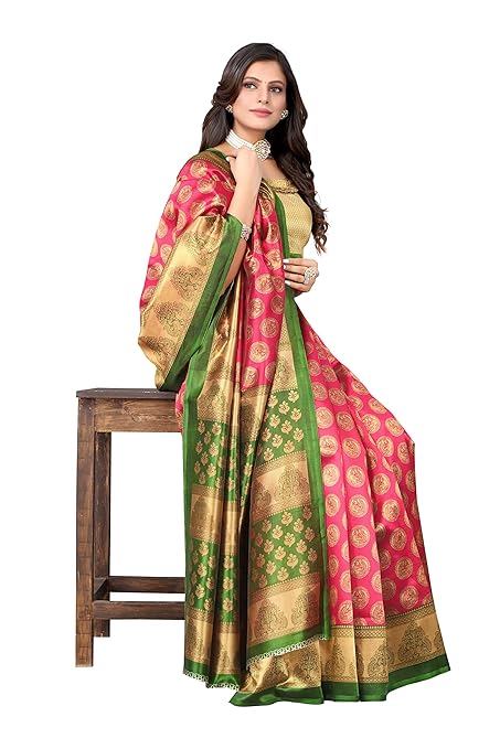 Yashika Womens Jacquard Standard Length Saree