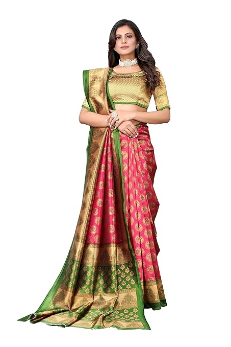 Yashika Womens Jacquard Standard Length Saree