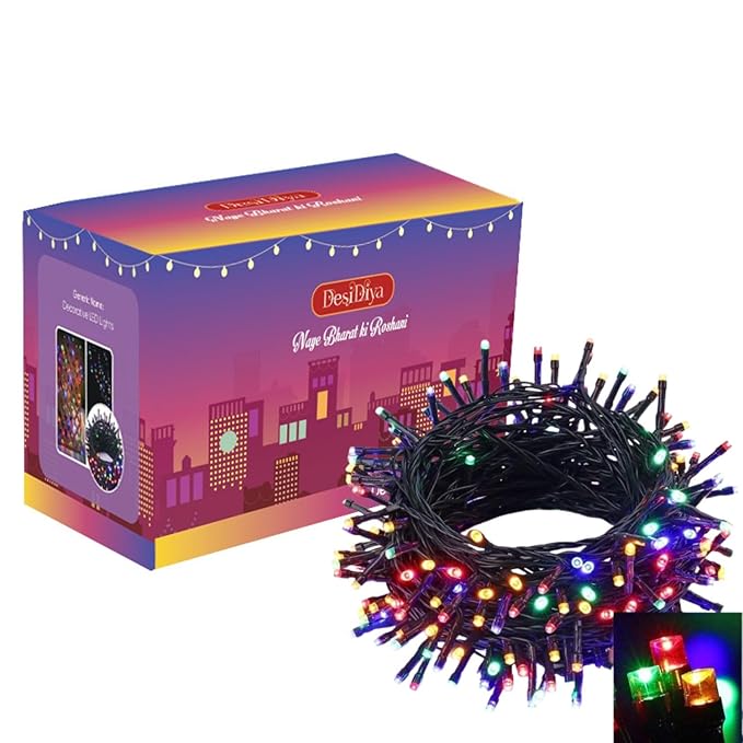 Desidiya 12 Meter LED Decorative String Fairy Rice Lights for Home