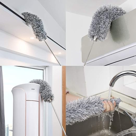 Hallstatt 2024 Upgraded Long Handle Microfiber Feather Ceiling Duster