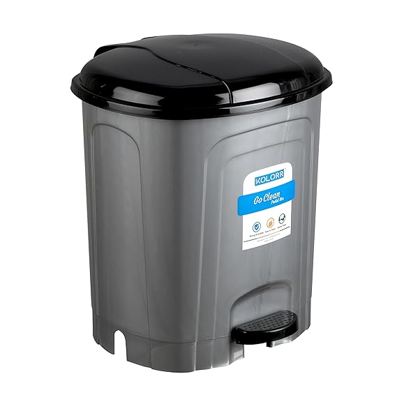 KOLORR 23 Litres Plastic Pedal Trash Can/Garbage Waste Bin