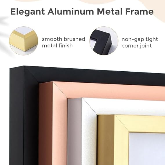 Mold Your Memories Aluminum photo frame set of 2 A4 Size