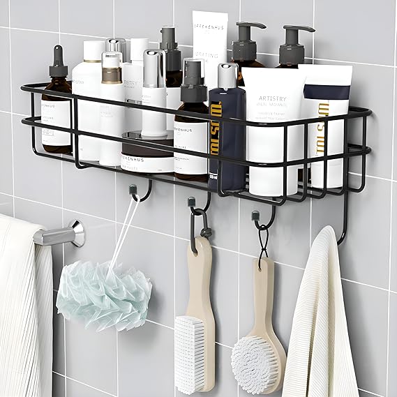 Plantex Self Adhesive Bathroom Shelf for Wall/Kitchen Shelf