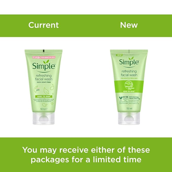 Simple Kind To Skin Refreshing Face Wash 150 ml