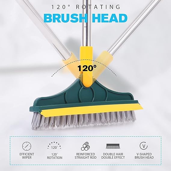 VYOOx Bathroom Cleaning Brush with Wiper