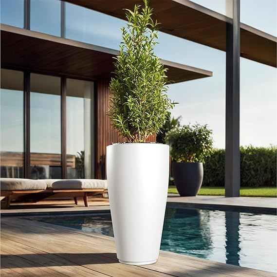 YUCCABE ITALIA Foxb Vnr 30 Inch Pots For Plants | Tall Flower Pot