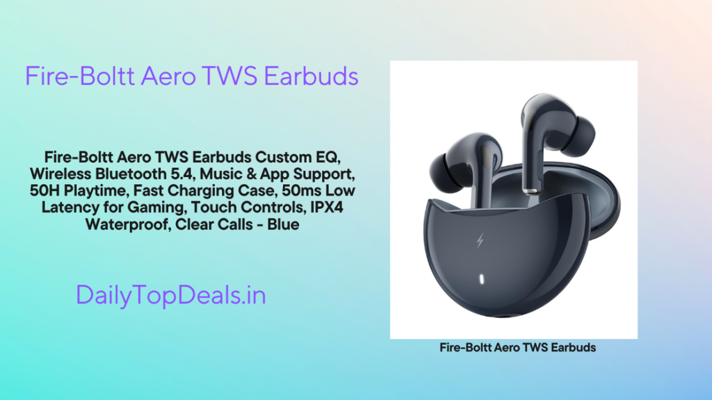 Best Earbuds Under Rs.1000 in India | Buying Guide 3 Fire-Boltt Aero TWS Earbuds