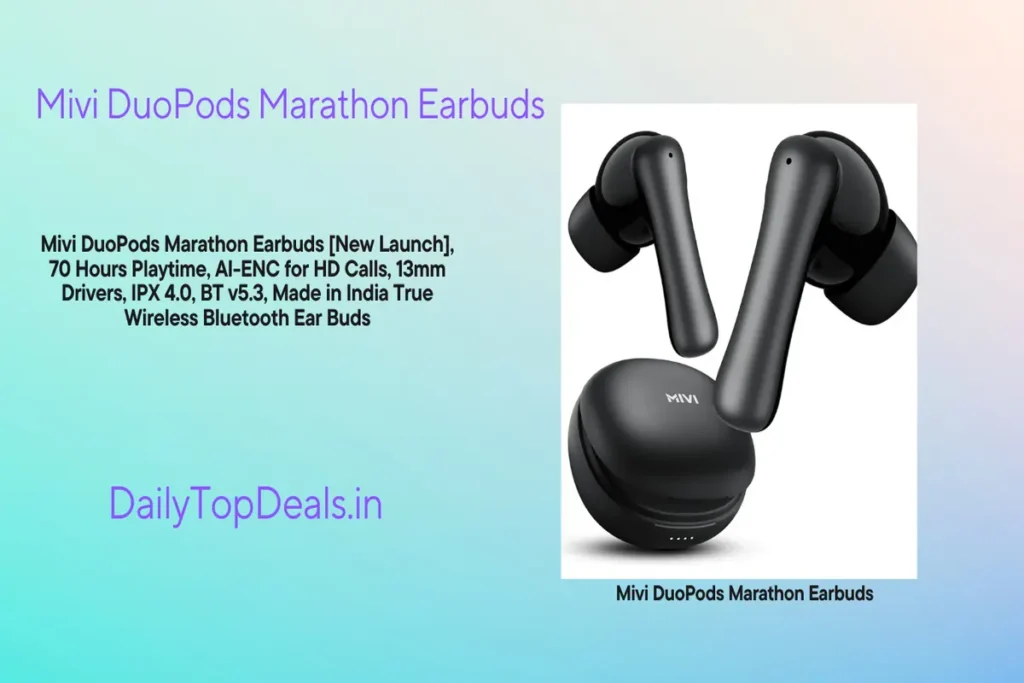 Mivi DuoPods Marathon Earbuds