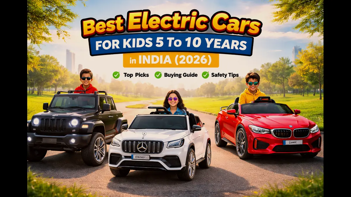 Best Electric Cars for Kids 5 to 10 Years in India 2026 | Buying Guide & Top Picks 1 Best electric cars for kids 5 to 10 years in India 2026 with buying guide and top models