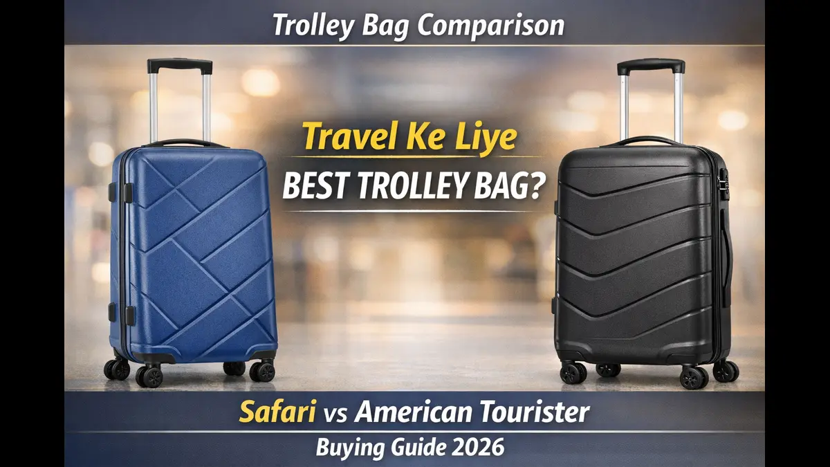 Safari vs American Tourister trolley bag comparison